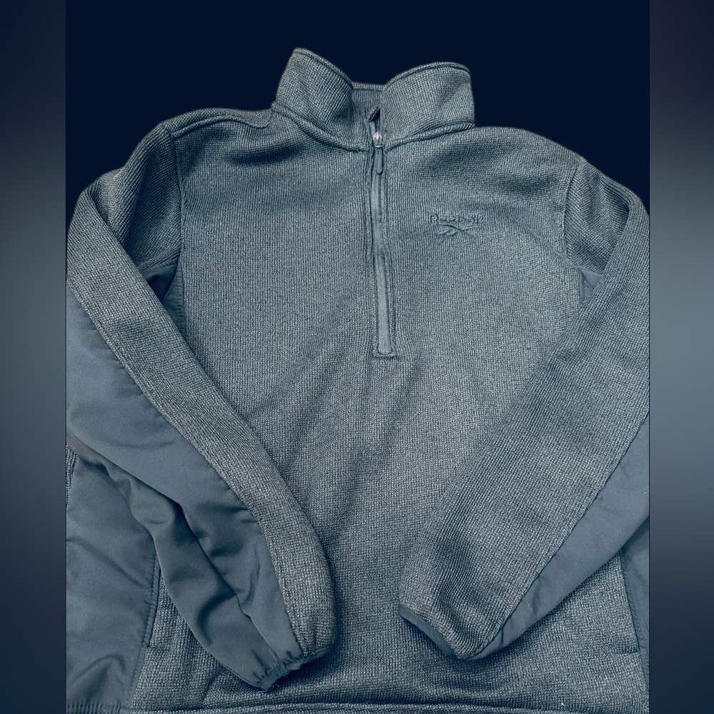 Reebok Navy Fleece 3/4 Zip